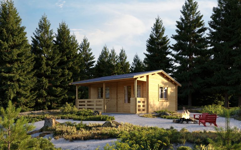 Log cabins. Abris de jardin en bois.