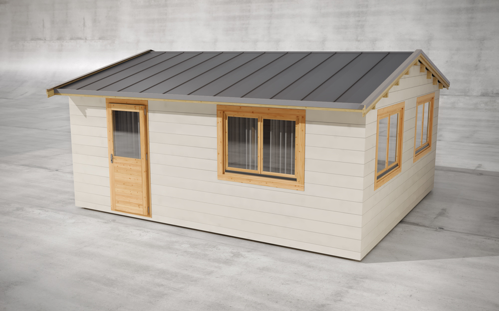 Horizontal cladding system - cedral white