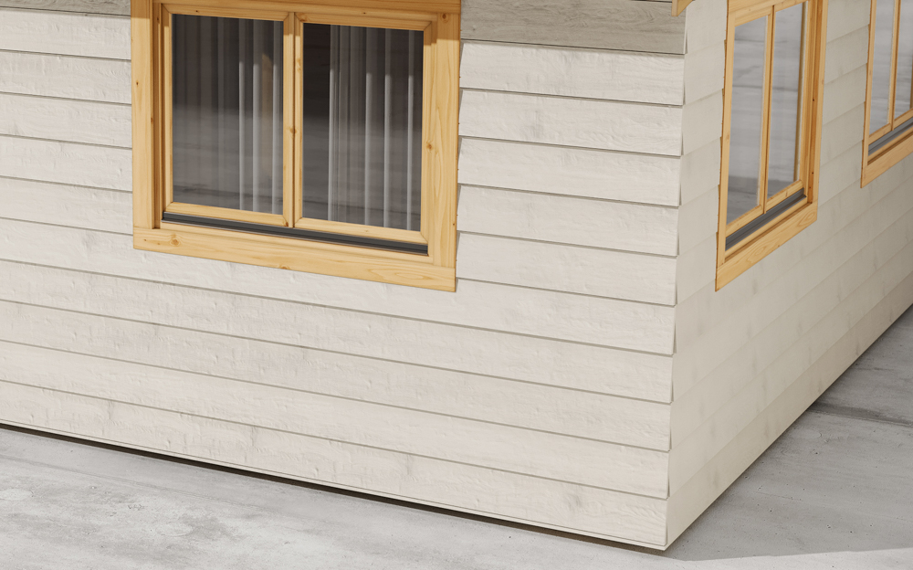 Horizontal cladding - cedral classic