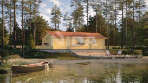 Rosewood Ridge residential log home. NIDA LOG HOUSES