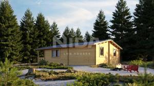 Forest Kingdom log house. NIDA LOG HOUSES