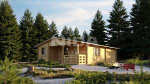 Forest Kingdom log house. NIDA LOG HOUSES