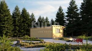 Peaceful Trail garden room. NIDA LOG HOUSES