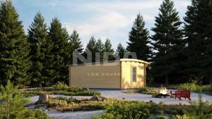 Hidden Harmony garden room. NIDA LOG HOUSES