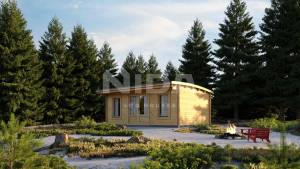 Magical Escape garden room. NIDA LOG HOUSES