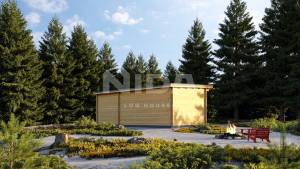 Cedar Cove log house. NIDA LOG HOUSES