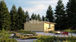 Twilight Garden garden room. NIDA LOG HOUSES