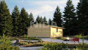 Morning Dew garden room. Nida Log houses.