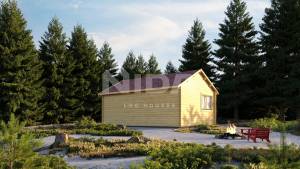 Lakeside Serenity log house. NIDA LOG HOUSES