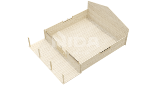 Lilac Isle log cabin. NIDA LOG HOUSES