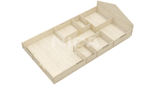 Lunar Lodge residential log home. NIDA LOG HOUSES