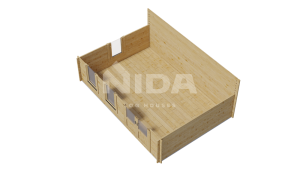 Celestial Bungalow garden room. NIDA LOG HOUSES