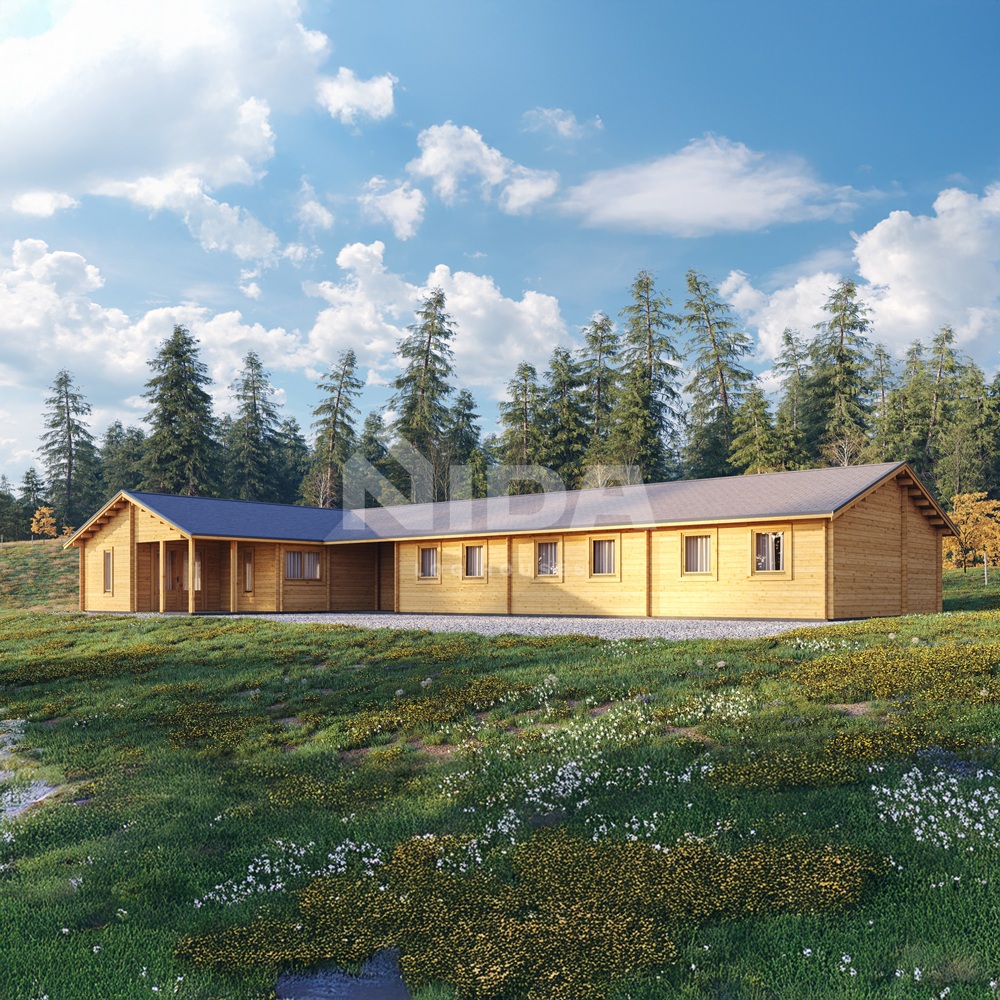 Nida log houses - built to last
