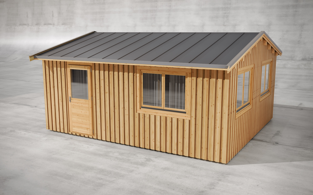 Board on board wooden cladding system