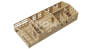 Elderberry Estate residiantial log home. NIDA LOG HOUSES