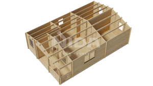 Forest Kingdom log house. NIDA LOG HOUSES