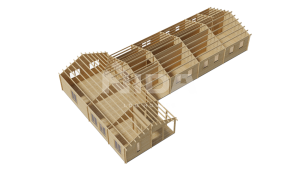 Dreamy Dell residential log home. NIDA LOG HOUSES